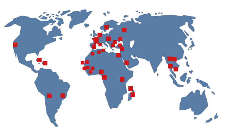 Des projets sur tous les continents