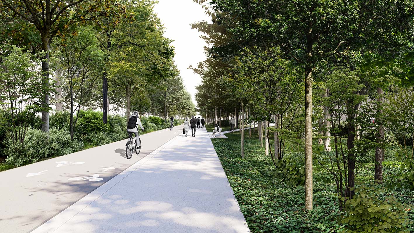 JUIN 2024 // ETUDES EN COURS // ANTONY (92) - Aménagements des espaces publics d'Antonypôle : un quartier avant-gardiste avec la ligne 18 du Grand Paris Express
