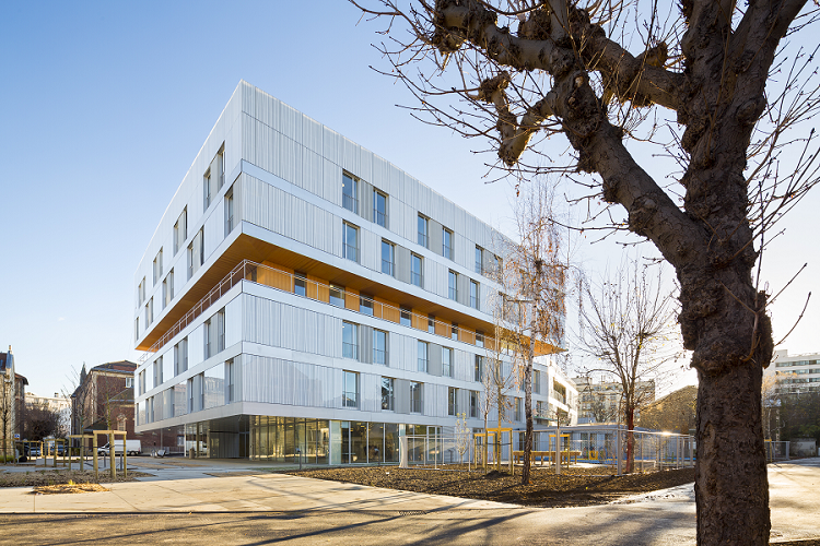 APRIL 2015 IGREC INGENIERIE, ASSOCIATED WITH ZUNDEL CRISTEA ARCHITECTS, AND VILLES ET PAYSAGES LANDSCAPE, DELIVERS THE FIRST PHASE OF NOTRE DAME DE BON SECOURS MEDICO-SOCIAL PROGRAMME.