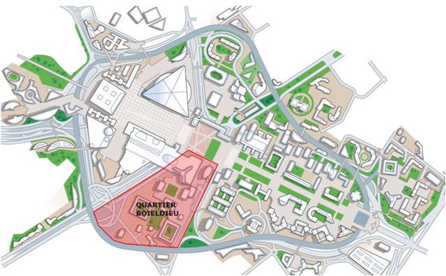 JUIN 2014 LE PAYSAGISTE EMPREINTE, L'ARCHITECTE PIERRE GANGNET ET IGREC INGENIERIE RÉAMÉNAGENT LES TERRASSES BOIELDIEU À LA DÉFENSE (92)